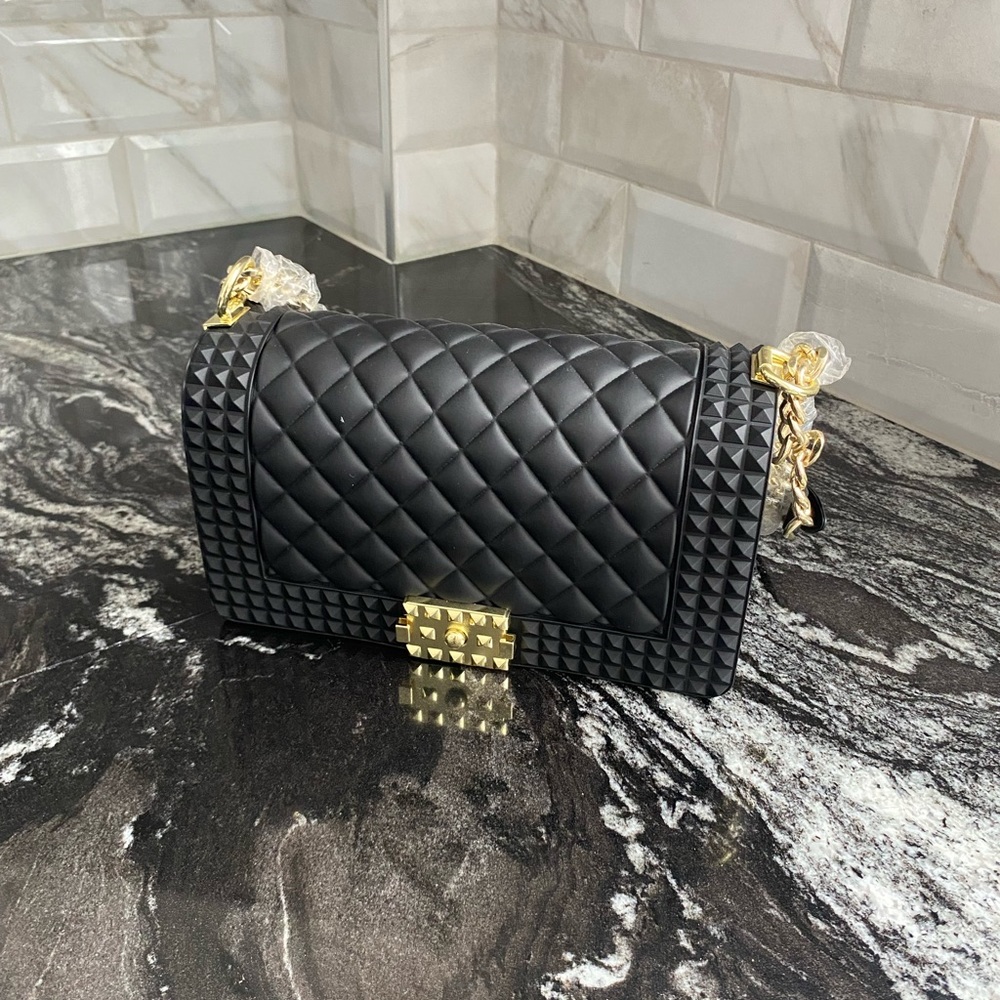 Glossy Medium jelly purse women crossbody shoulder bag. Brand new